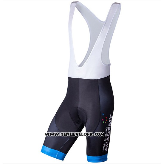 2018 Maillot Ciclismo Israel Cycling Academy Blanc et Bleu Manches Courtes et Cuissard